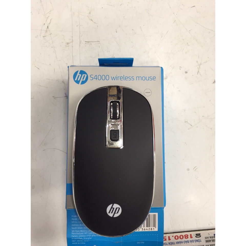 Chuột không dây USB Hp S1000/ S4000 Plus Wireless, Chuột Máy Tính Bluetooth, Chuột Ko Dây Bluetooth