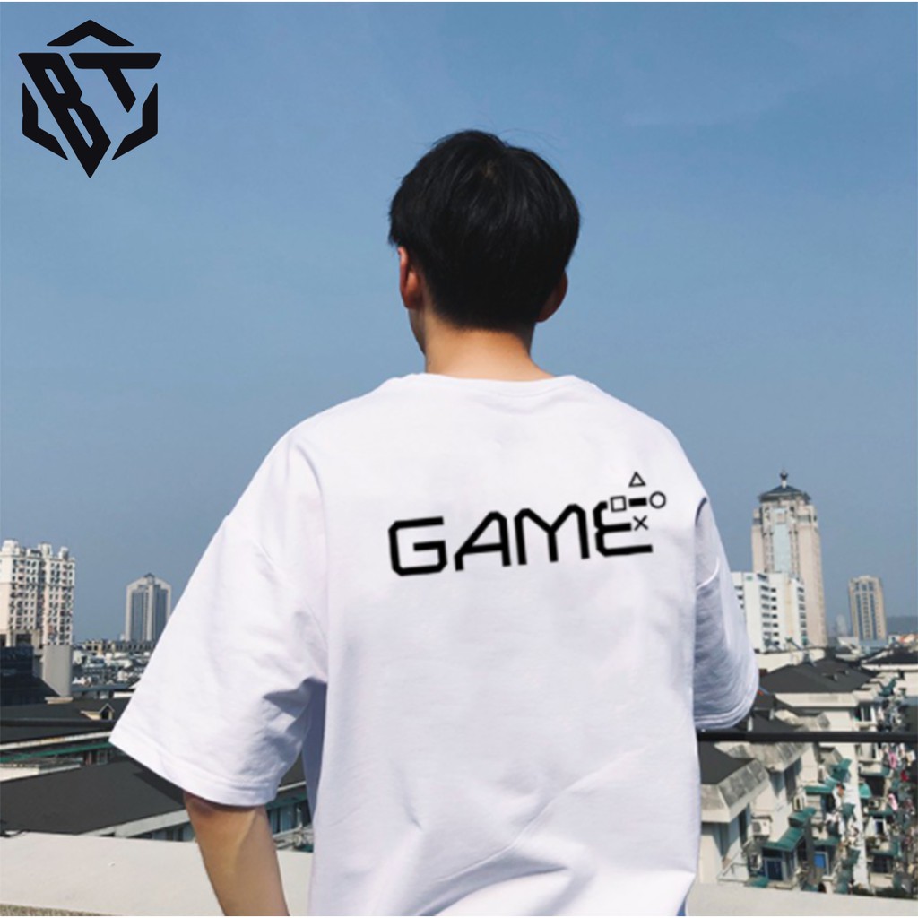 Áo thun tay lỡ 🔴FREESHIP🔴 form rộng unisex Nam Nữ GAME | BigBuy360 - bigbuy360.vn