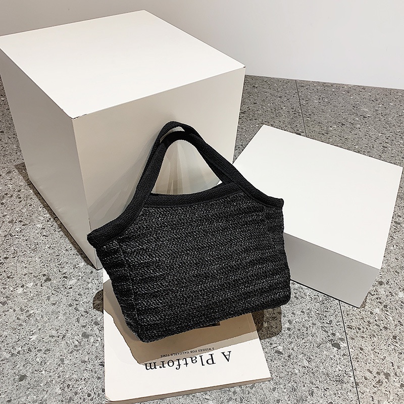 Túi Xách Đan Cói Cỡ Lớn Thiết Kế Đơn Giản Thời Trang Cho Nữ