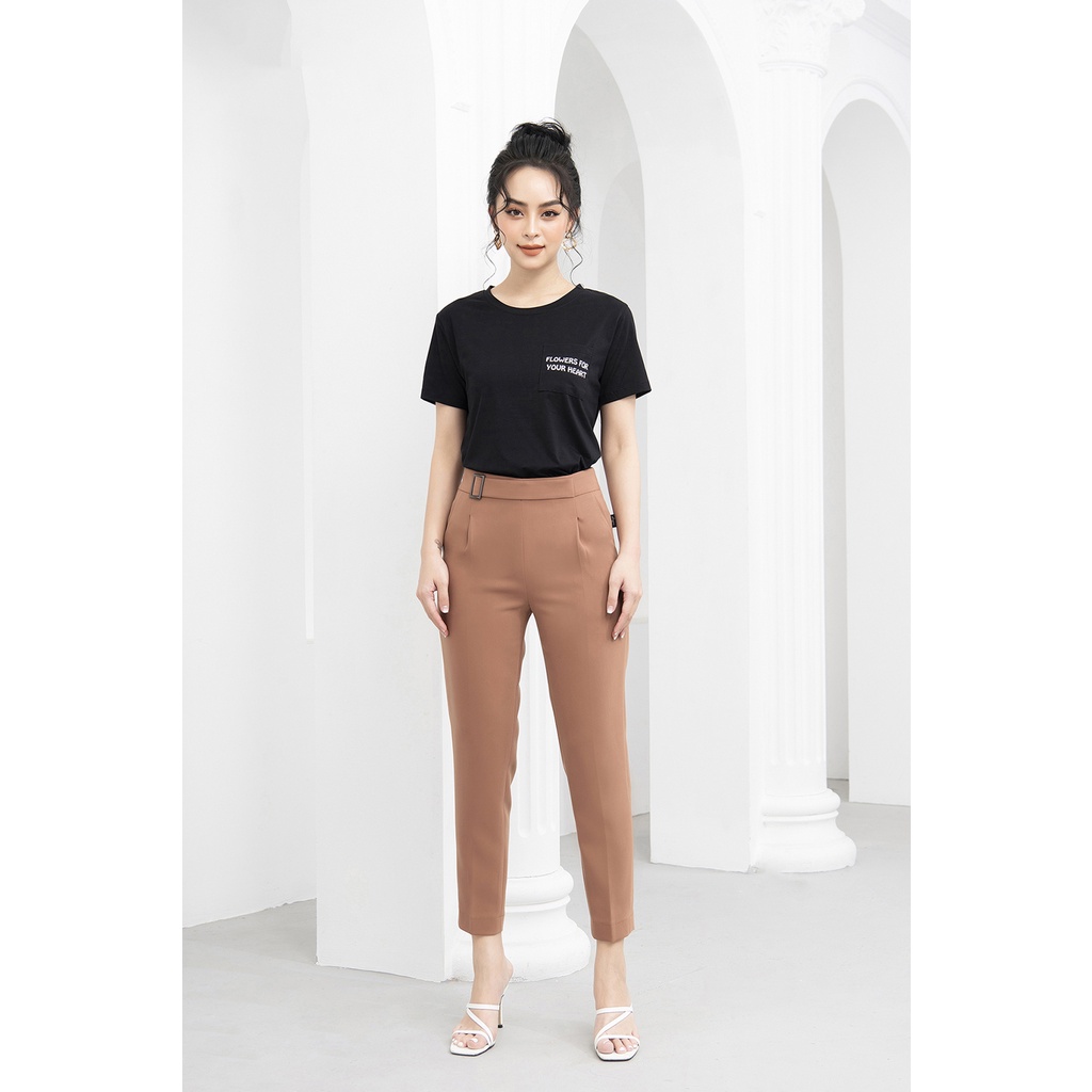 Quần Baggy Nữ Công Sở Chất Đũi Hàn Quốc LUPERI LFQD2101 Không Nhăn, Không Cắn Chỉ, Form Cực Chuẩn