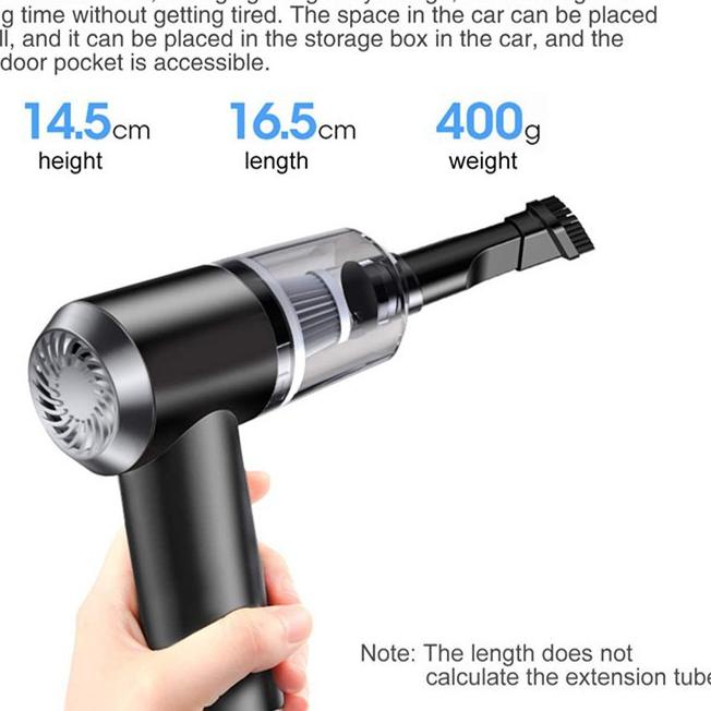 [THANH LÝ] Máy Hút Bụi Mini Không Dây 2 Trong 1 Tiện Dụng Cho Xe Hơi [ TÍCH ĐIỆN- KHÔNG DÂY]  Vega365