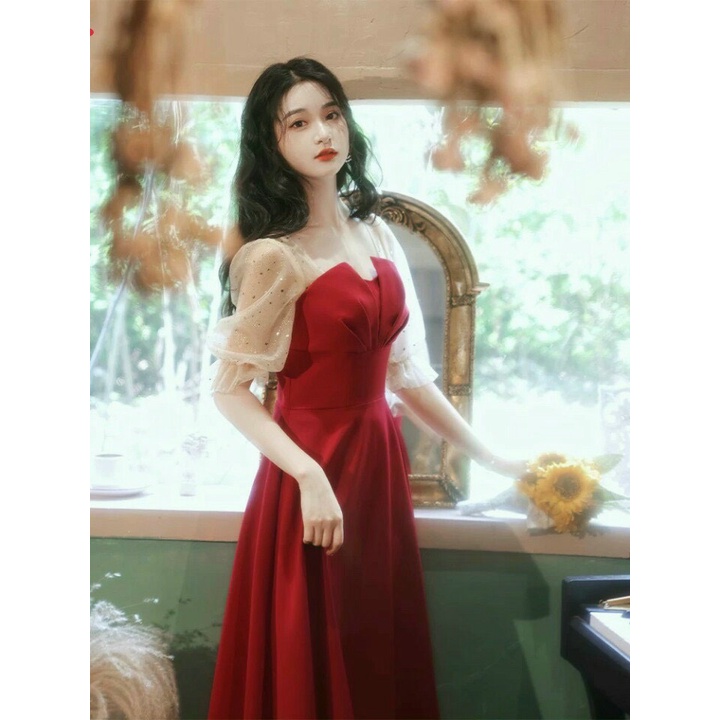 (HCM) Đầm xoè phối lưới sao xinh xắn thời trang Hàn Quốc Tôn Dáng Qúy Phái thanh lịch cho các nàng KOKO MI FASHION