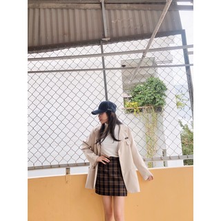 CHÂN VÁY CARO HÀN QUỐC/ ảnh thật