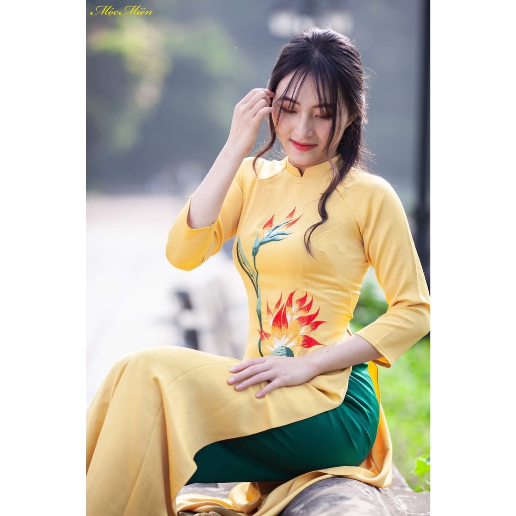 Siêu rẻ đẹp ÁO DÀI tây thi cao cấp