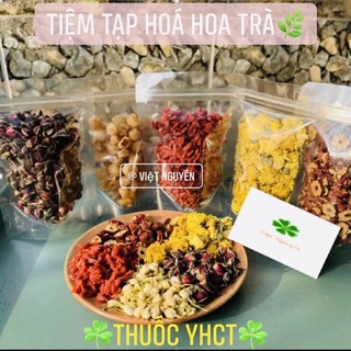 Trà dưỡng nhan( 5 vị : nụ cúc, hoa hồng, táo đỏ, kỷ tử, long nhãn )
