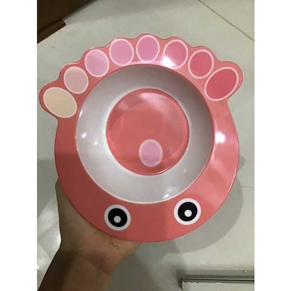 Bát ăn dặm hình thú cưng chất liệu sợi tre chịu nhiệt cao an toàn cho bé