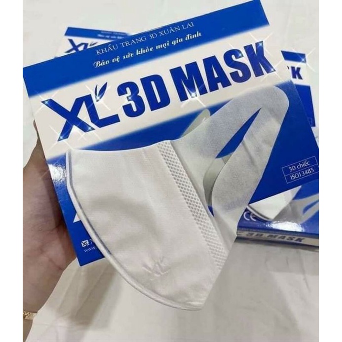 Khẩu Trang 3D Mask Xuân Lan hộp 50 cái | BigBuy360 - bigbuy360.vn