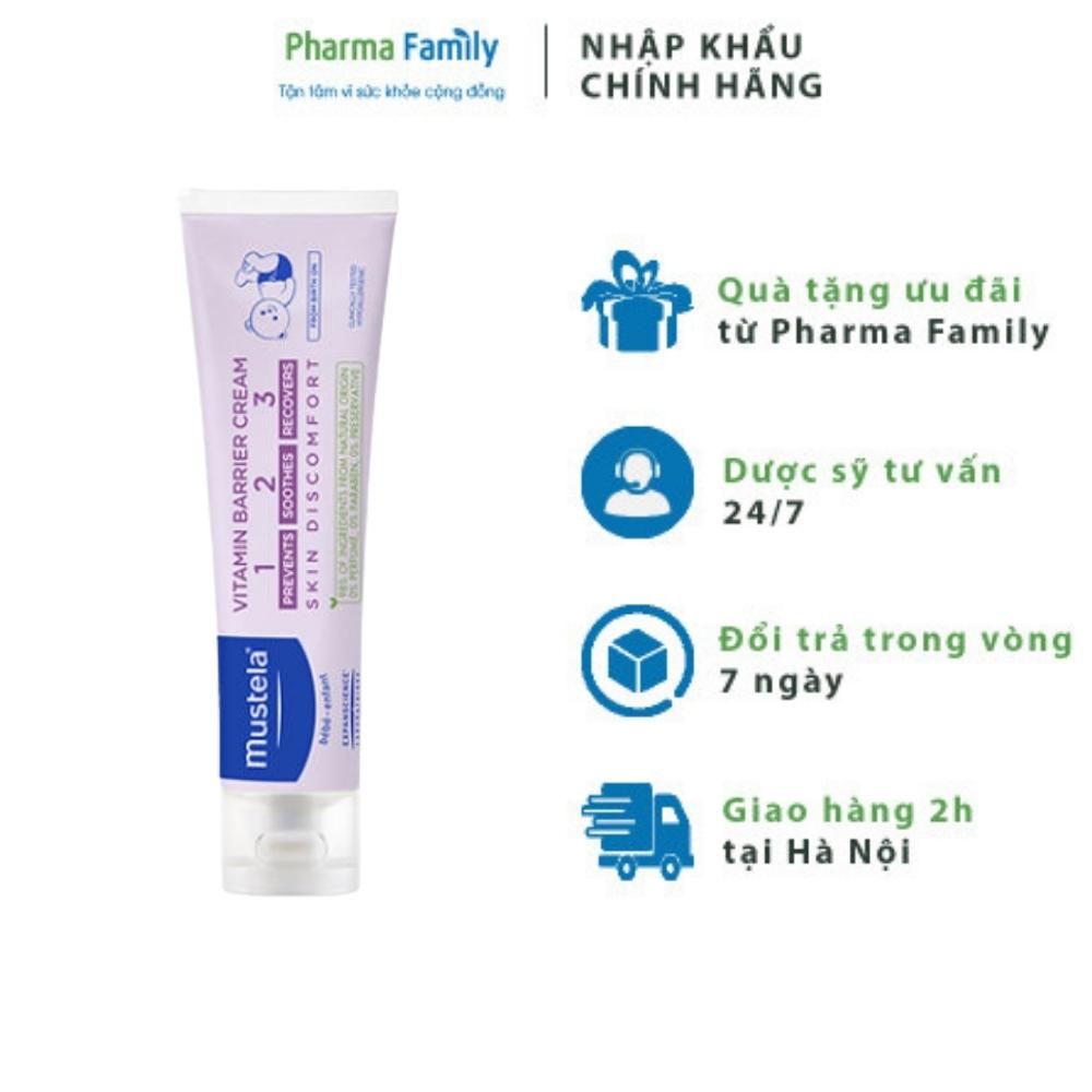 Kem hỗ trợ điều trị và ngừa hăm tã Mustela - Nhập khẩu chính hãng Pháp