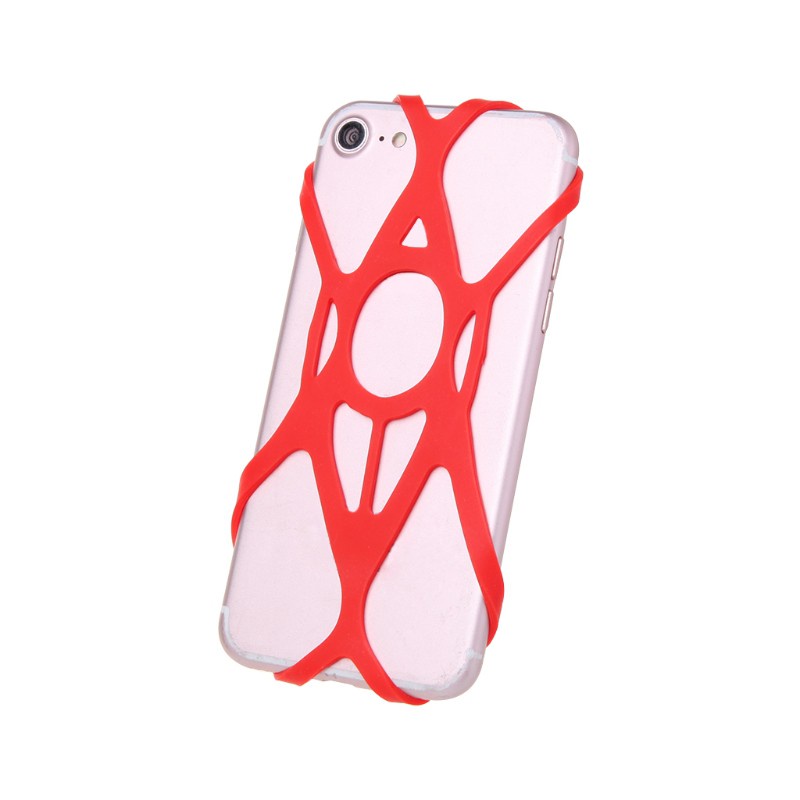 Giá Đỡ Điện Thoại Bằng Silicon Gắn Tay Lái Xe Đạp / Xe Máy Tiện Dụng