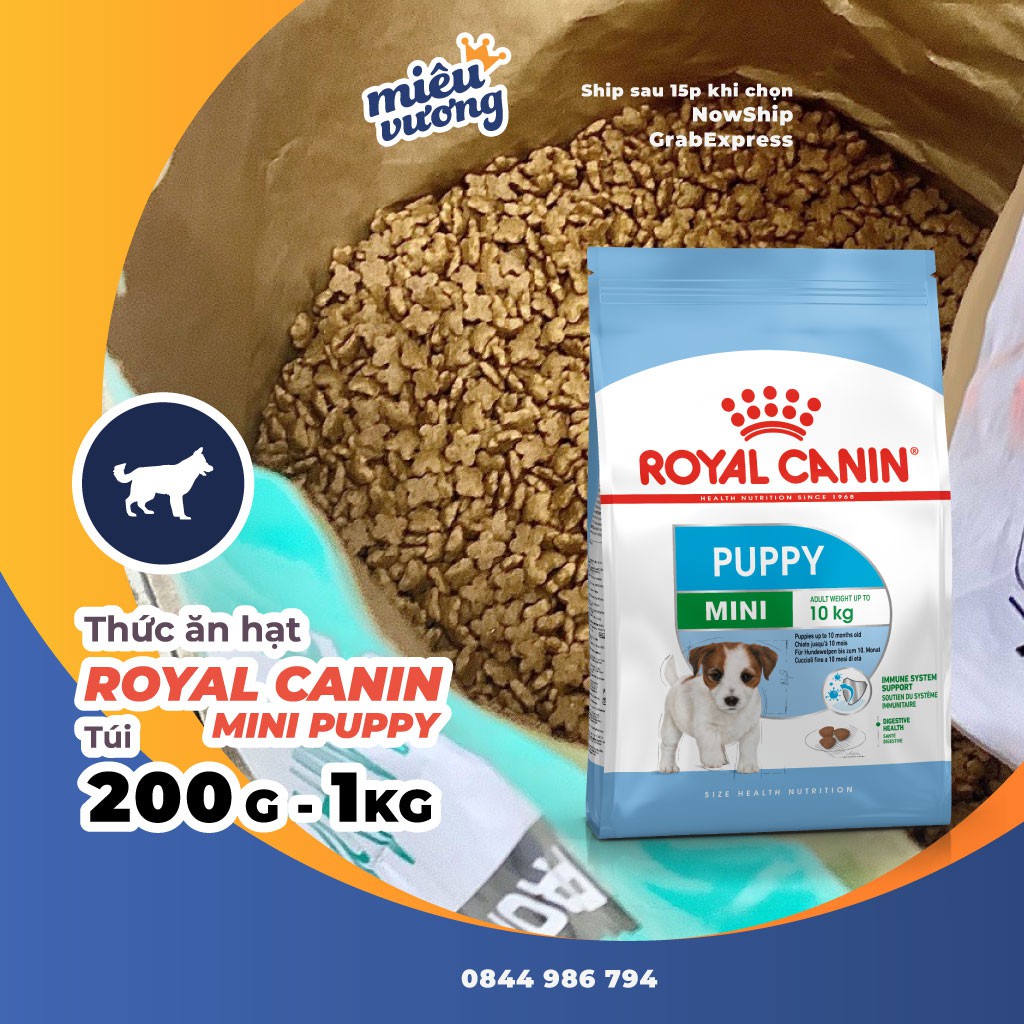 [Mã 159FMCGSALE giảm 8% đơn 500K] Hạt Royal Canin Mini Puppy cho chó con giống nhỏ | Túi REPAKCED