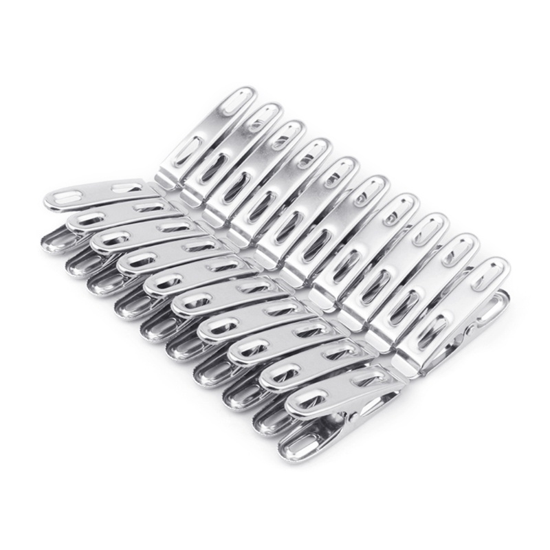 Kẹp Phơi Quần Áo Bằng Thép Không Gỉ Cỡ Nhỏ Tiện Dụng