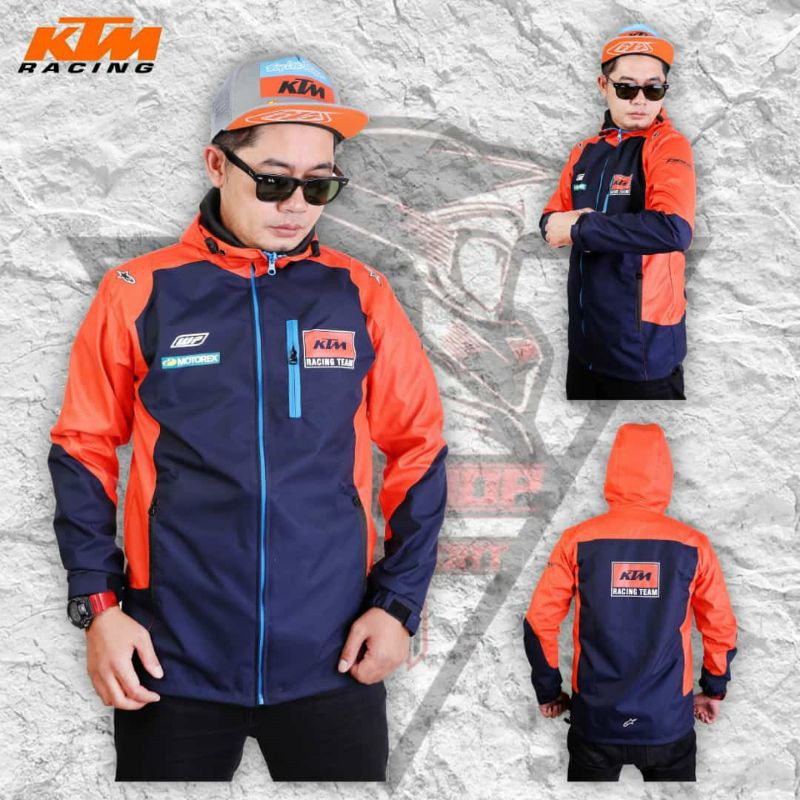 Áo Khoác Dù Chống Thấm Nước Tiện Dụng Cho Mô Tô Ktm Rc Crf Klx Yamaha Wr