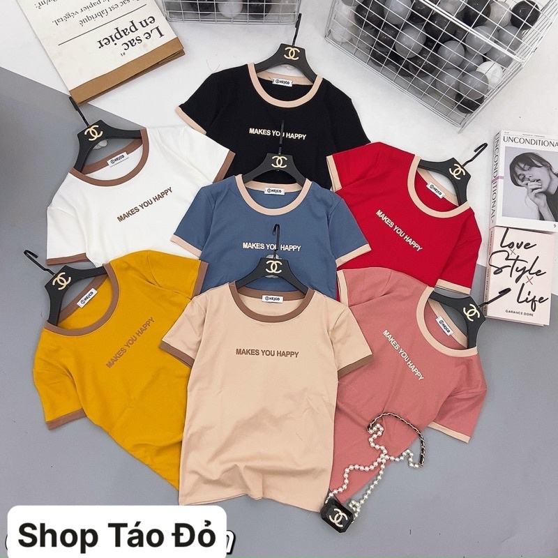 Áo Phông Micky Chất Cotton Bozip Dáng Ôm Co Giãn Thoải Mái