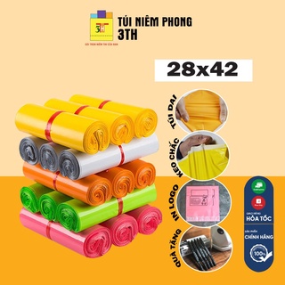 Túi đóng hàng niêm phong tự dính size 28x42, tuidonghangcod
