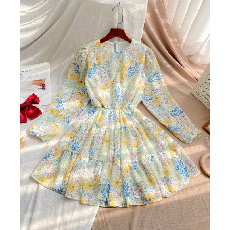 Đầm hoa xoè nhí