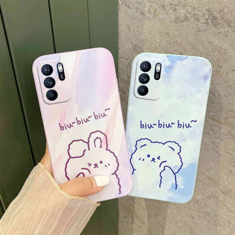 Ốp lưng điện thoại oppo reno 6z 5g Ốp Điện Thoại Mềm In Hình Tranh Sơn Dầu Cho Oppo Reno 6z 5g