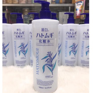Hatomugi toner, nước hoa hồng Ý dĩ 500ml Nhật Bản