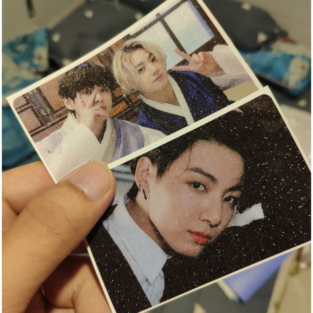 BTS IN THEO YÊU CẦU - Decal Sticker Thẻ ATM (Thẻ Chung Cư, Thẻ Xe, Credit, Debit Cards) Miếng Dán Trang Trí NF2 Cards