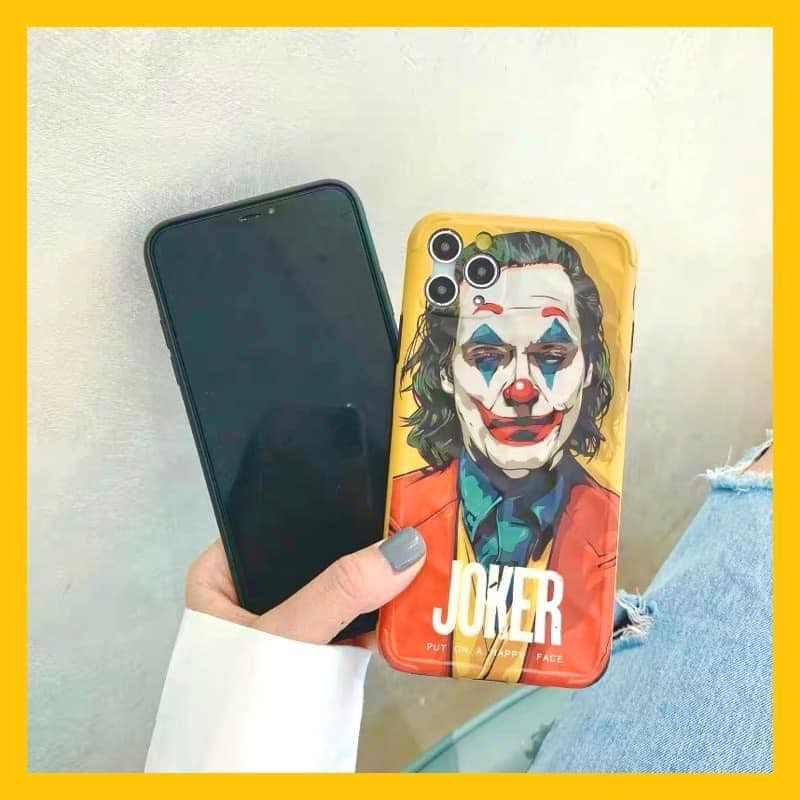 ⚡Ốp lưng iphone⚡ Ốp Joker  Mặt Người chống bẩn bụi cực hot  full ip 6,6s/6,6s,plus/7,8,plus/X,XS/XSMAX/11,11,pro.max