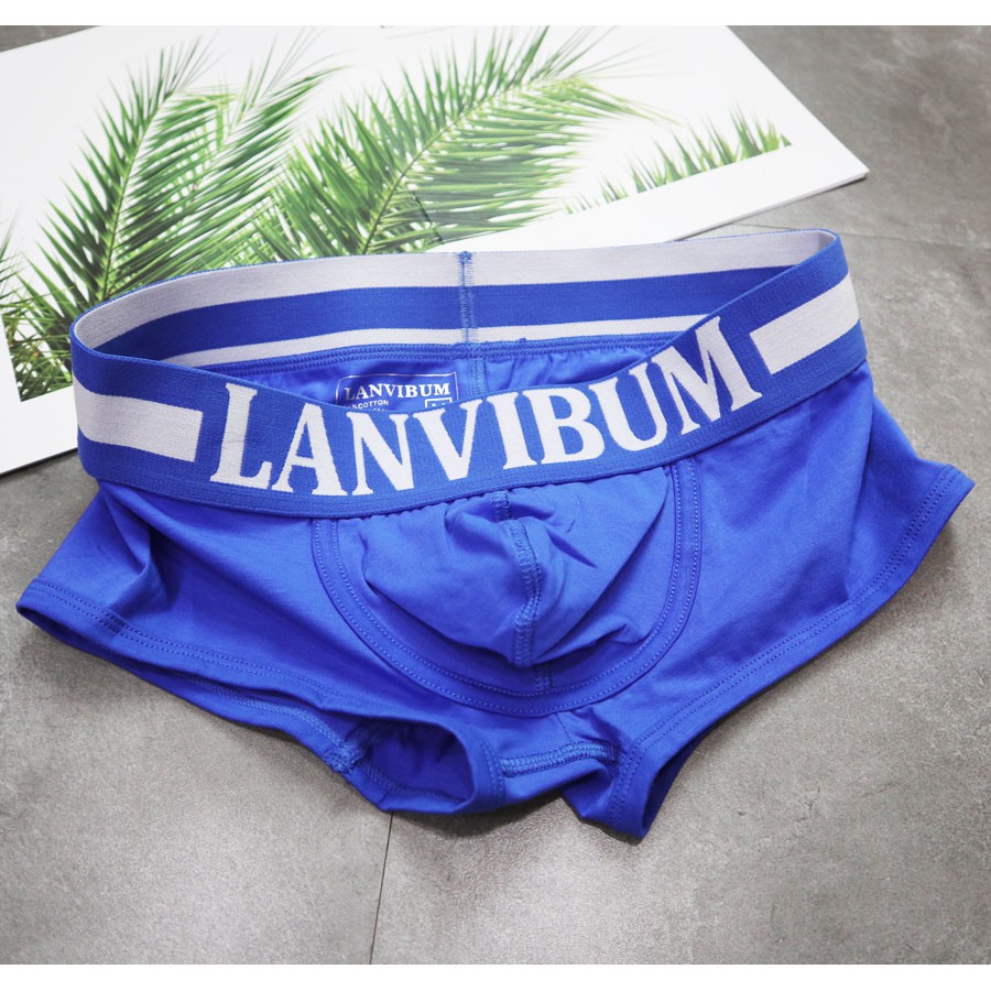 QUẦN LÓT NAM - Dạng BOXER Đùi Trơn- Thun Cotton Mịn