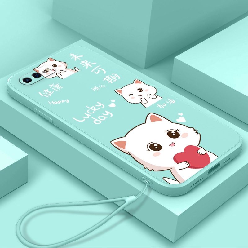 Ốp Điện Thoại tpu Mềm Chống Trượt In Hình Mèo Cho iphone 6 6s 7 8 se 2020 6 plus 6s plus 7 plus 8 plus x xs xs max