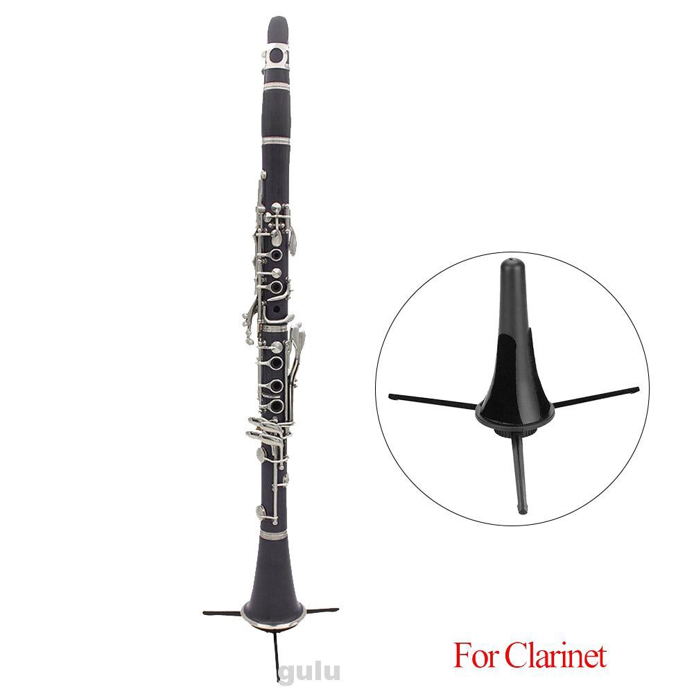 Giá Đỡ Ba Chân Bằng Nhựa Abs Màu Đen Có Thể Gập Lại Cho Kèn Saxophone Clarinet