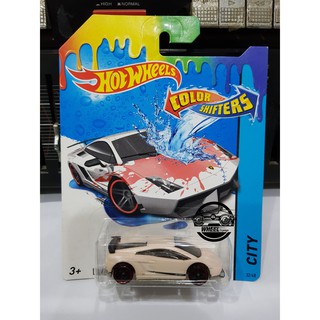 Xe mô hình đồ chơi Hotwheels 1:64 COLOR SHIFTERS (Xe đổi màu) - Lamborghini Gallardo LP570-4 Superleggera