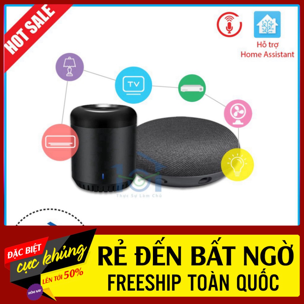 SAN GIẢM GIÁ Combo Smart Home bắt đầu bao gồm Loa Google và điều khiển hồng ngoại Broadlink Rm Mini 3 SAN GIẢM GIÁ