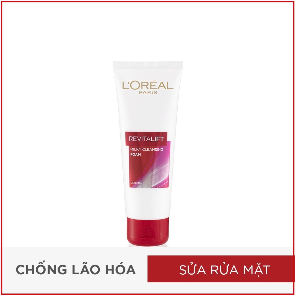 Sữa rửa mặt chống lão hóa Loreal Paris Revitalift 50ml/100ml