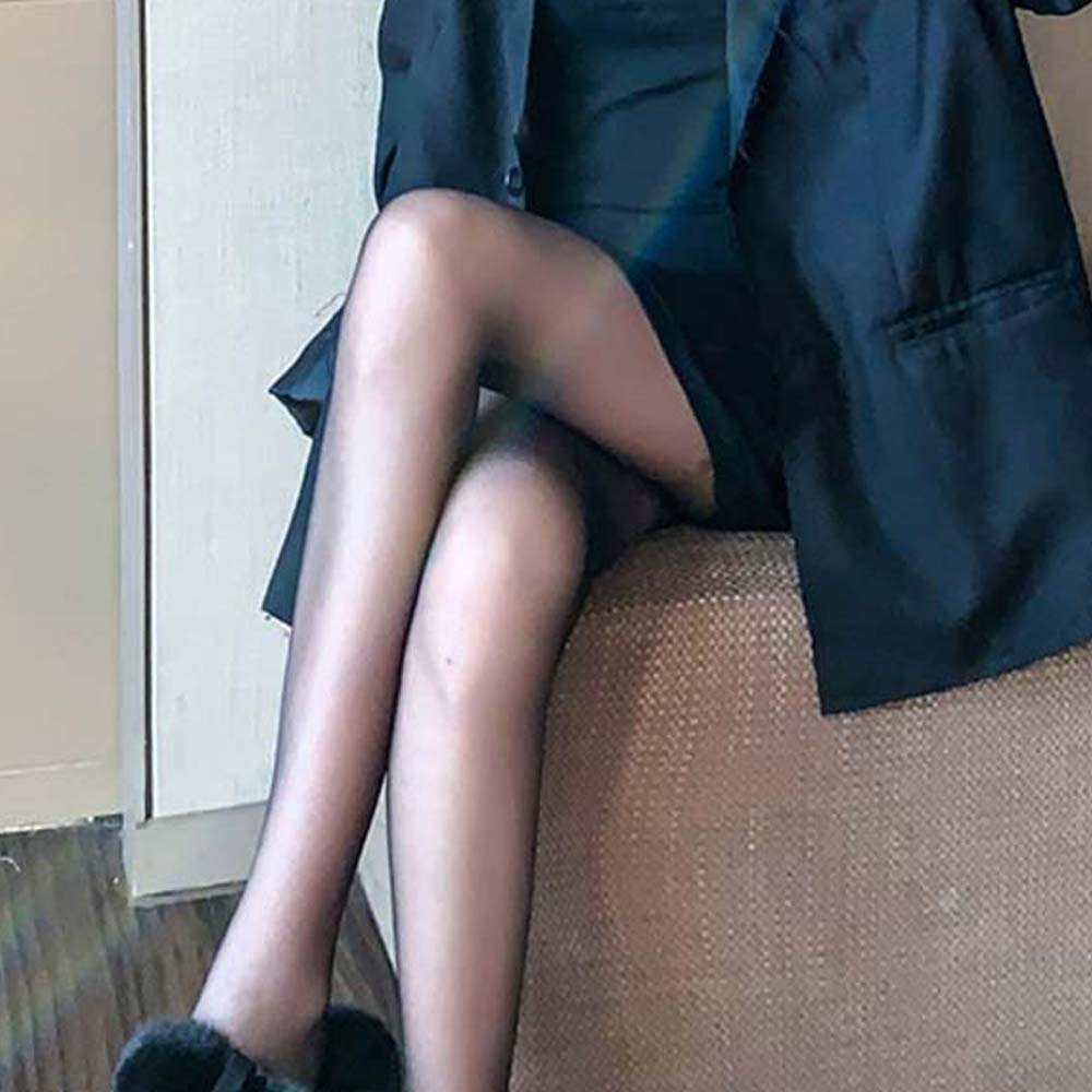 Quần Tất Đính Ngọc Trai Gợi Cảm Thời Trang Mùa Thu|Quần Tất Lụa Bóng Vô Hình Không Đường May Nhiều Màu Sắc Lấp Lánh Cho Nữ