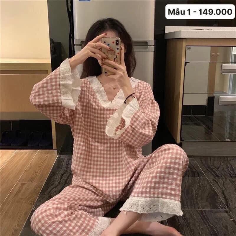 [Trả hàng order/Ảnh thật] Bộ ngủ nhiều mẫu