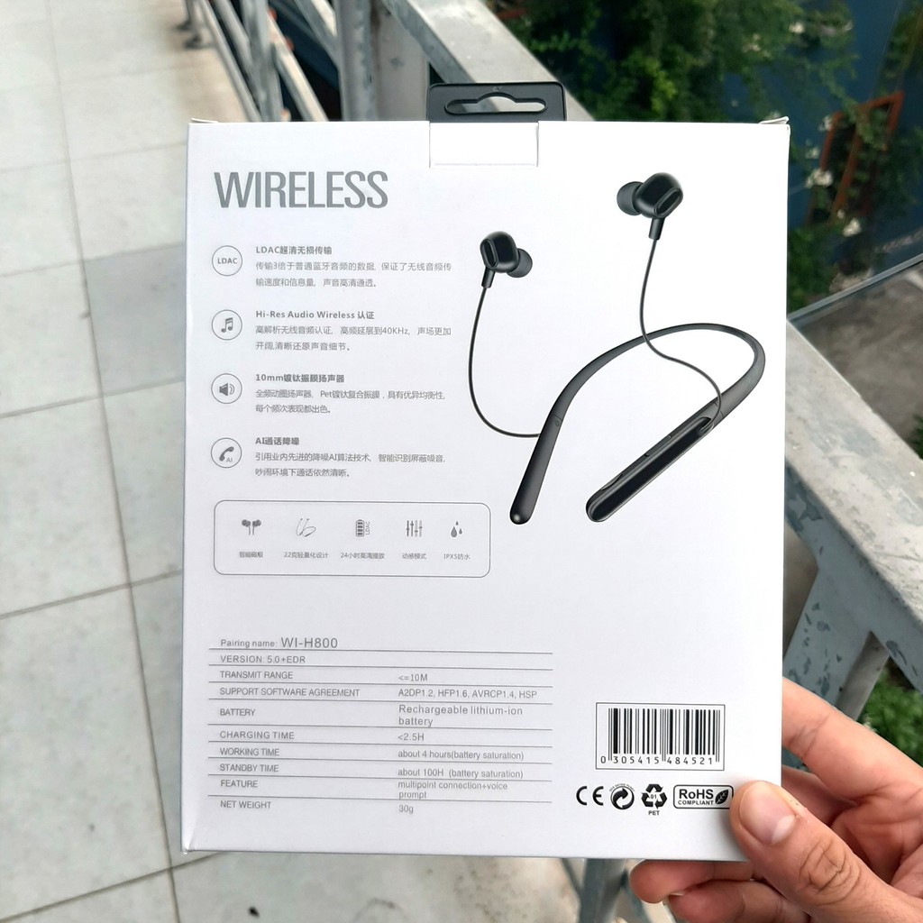 Tai nghe Bluetooth Sony Wireless WI-H800 - Bluetooth 5.0