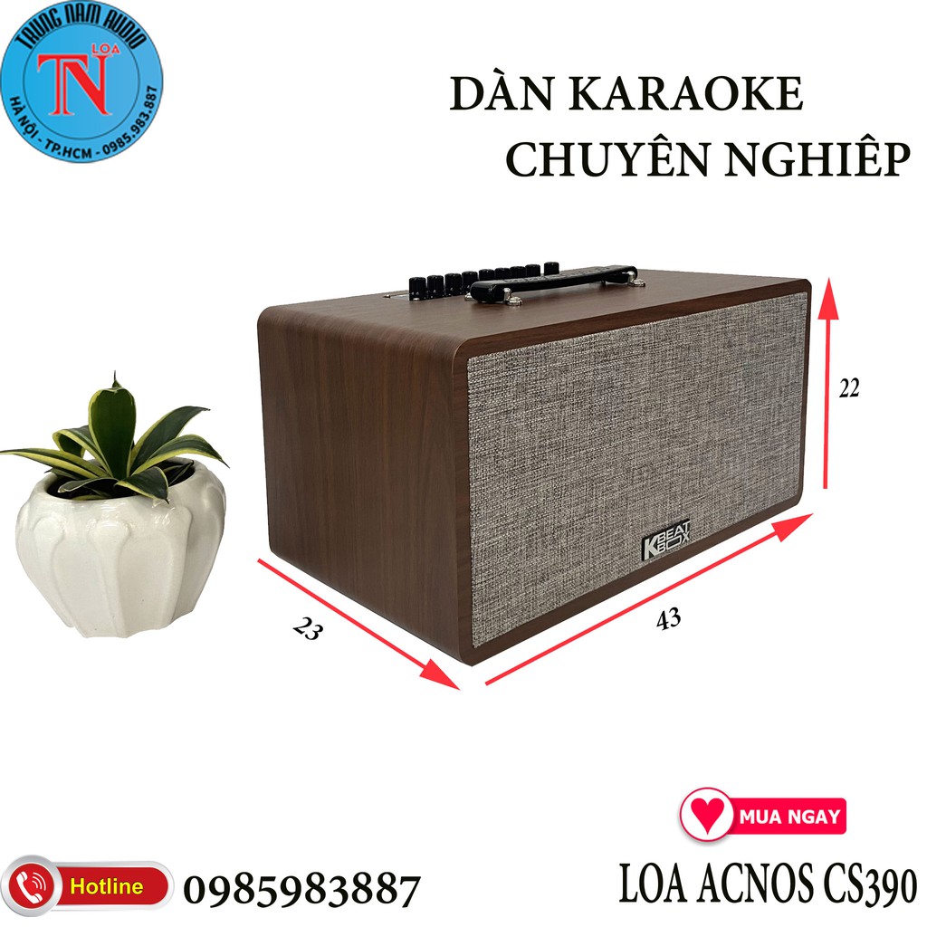 Loa Acnos cs390- Dàn Karaoke chuyên nghiệp