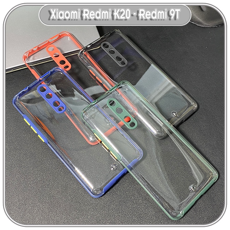 Ốp lưng Xiaomi Mi 9T - Redmi K20, trong không ố vàng, viền TPU dẻo màu, che camera
