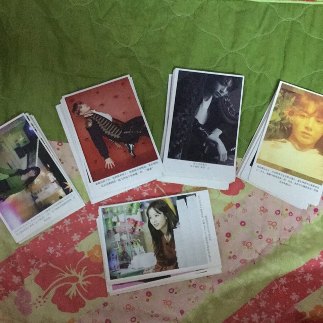 Bưu thiếp BTS và Black Pink (chỉ còn blackpink)
