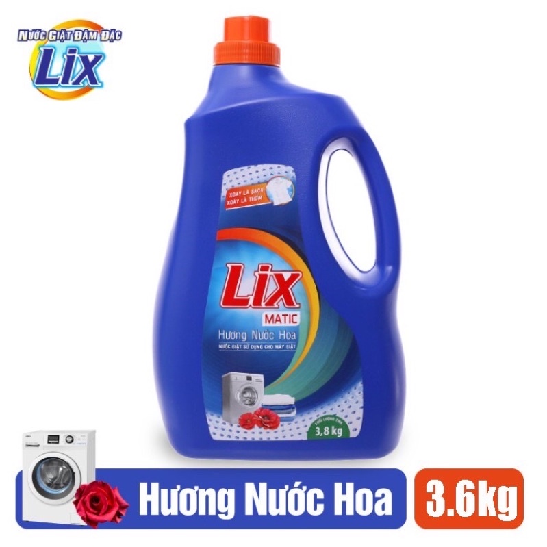 Nước giặt Lix 3.8kg chọn màu