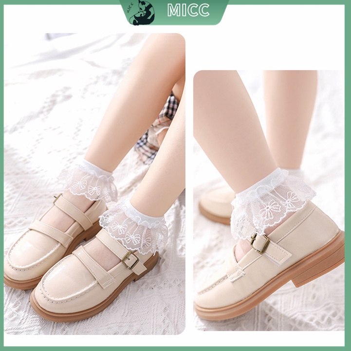 1 đôi vớ ren công chúa cho bé gái 1-13 tuổi