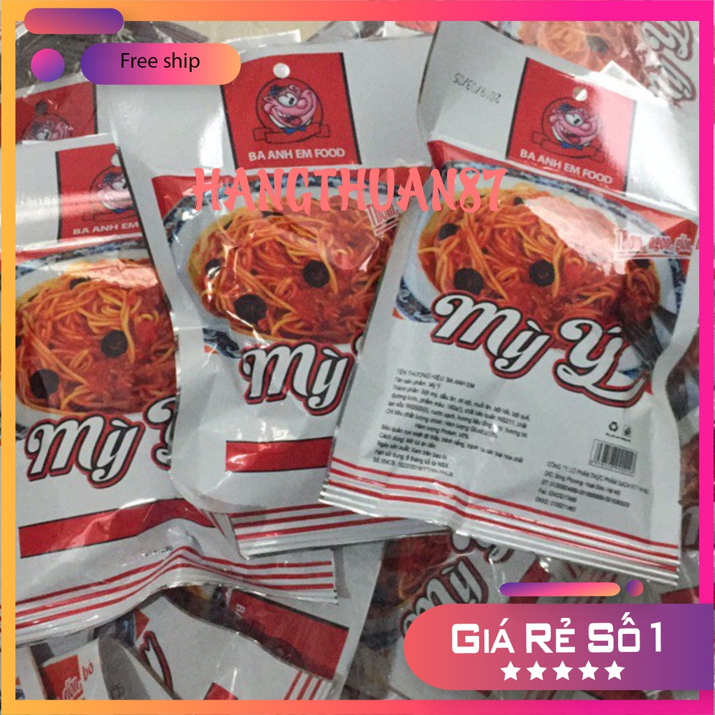 Freeship 50k 10 gói Snack mỳ ý (10gói)