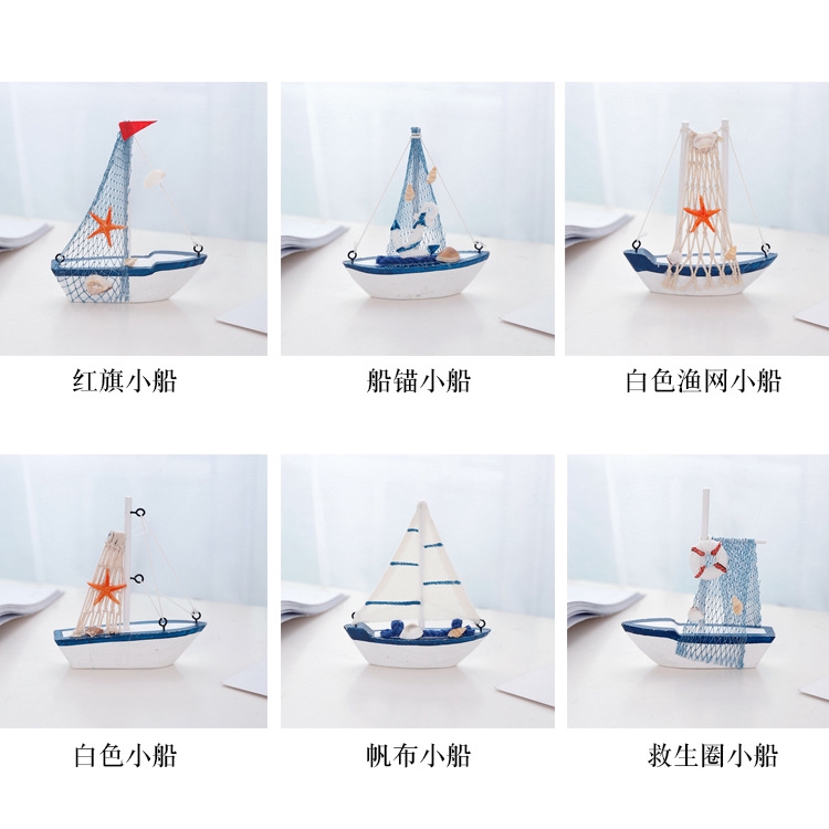 Mô hình thuyền buồm làm mô hình chụp ảnh sinh động phong cách Địa Trung Hải
