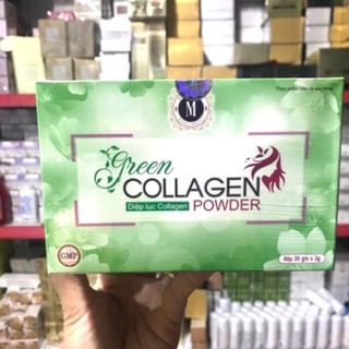 Diệp lục collagen mẫu mới ⚡ CHÍNH HÃNG ⚡ Bột uống diệp lục tảo biển collagen hỗ trợ tăng cường sức khỏe cho nữ giới