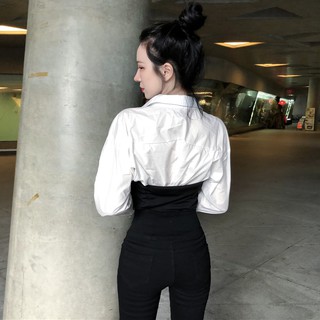 🔥  Áo sơ mi mix đen trắng