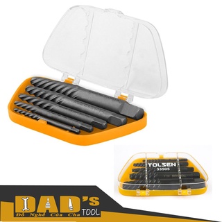 Bộ mũi khoan ốc gẫy 5 size - tolsen 33505