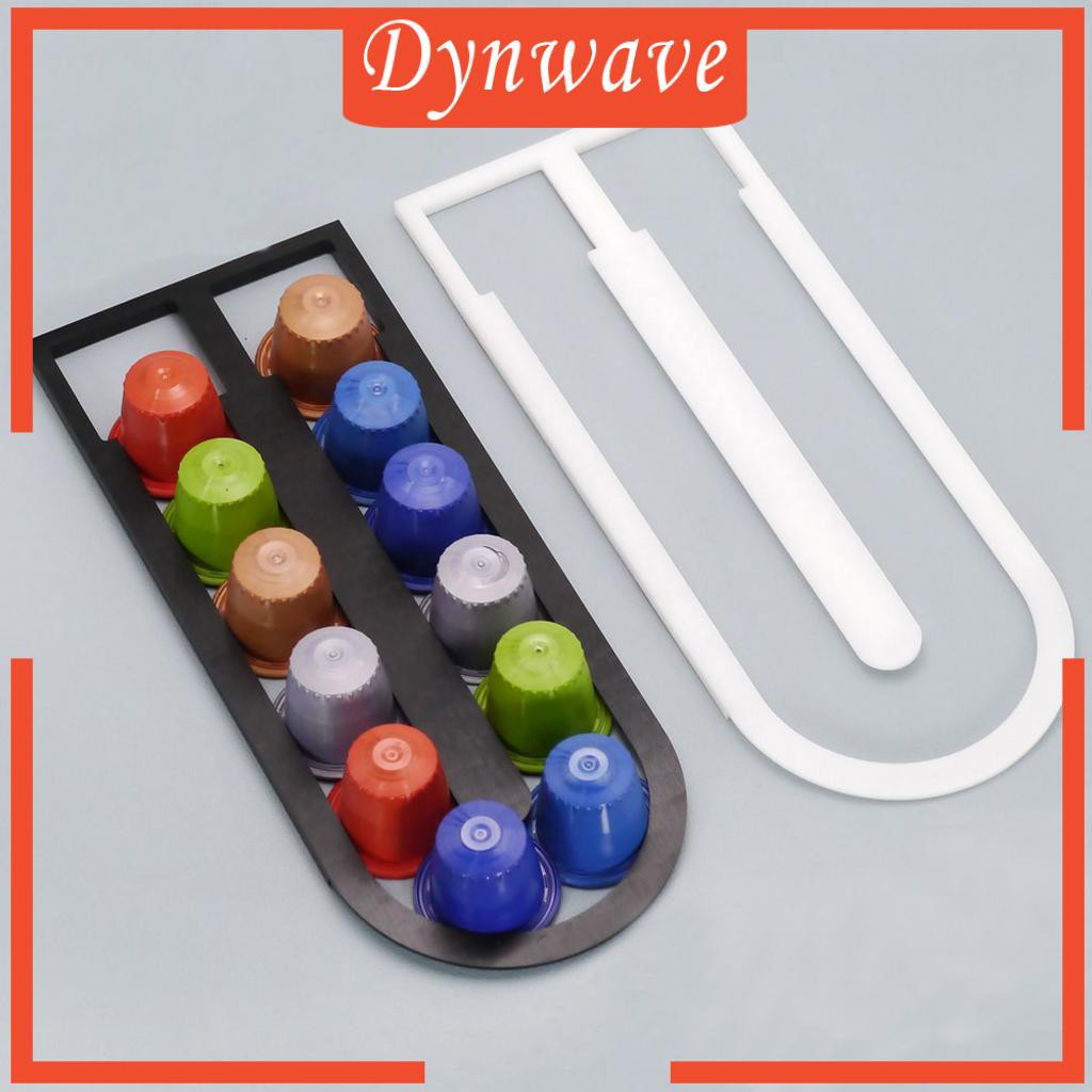 [DYNWAVE] Coffee Capsule Holder Storage  Stand Rack Dispenser 12 Capsules for Nespresso