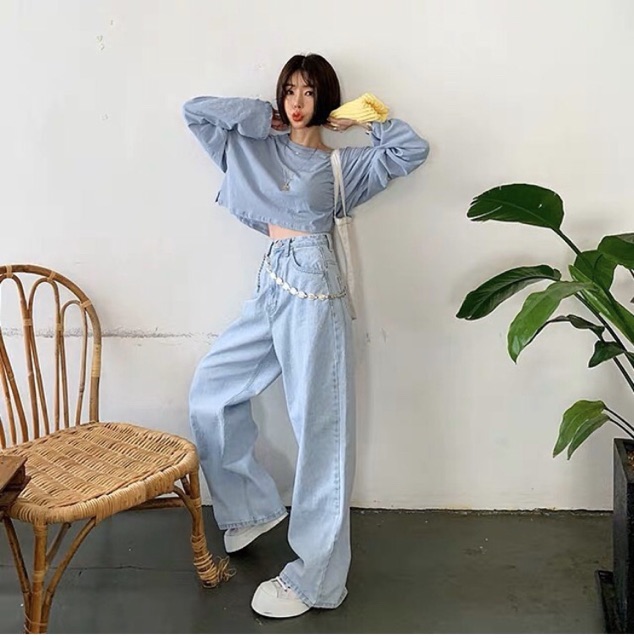 Quần jeans ống suông J92