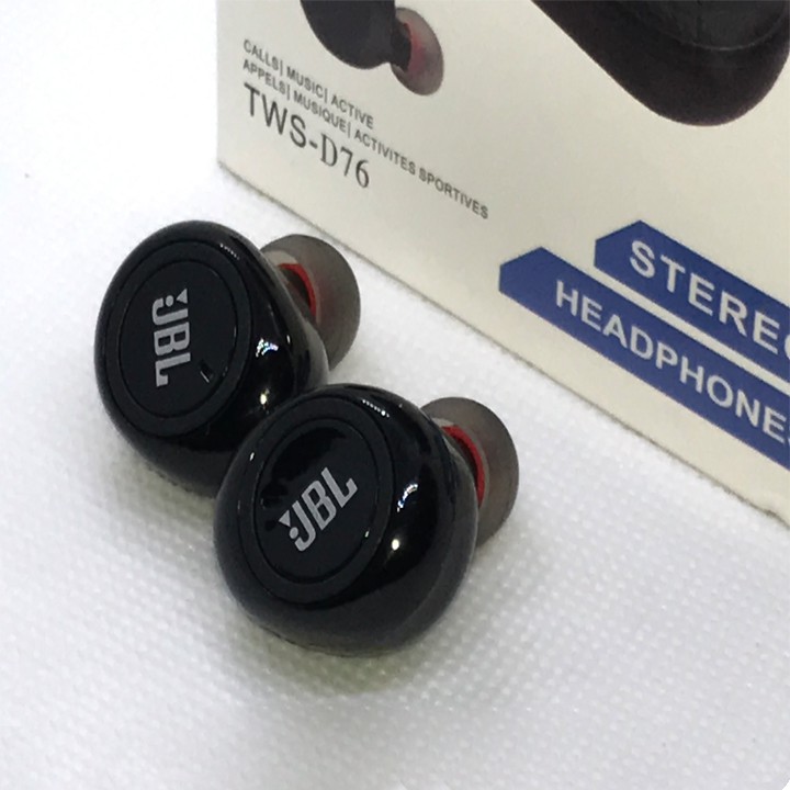 | TRUE TONE | tai nghe không dây Bluetooth 5.0 D76 TWS Chất Lượng Âm Thanh Đỉnh Cao  Âm Bass điều núm tai chống ồn