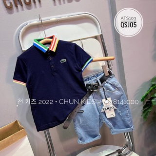ÁO Polo cổ sọc Lacoste cho Bé