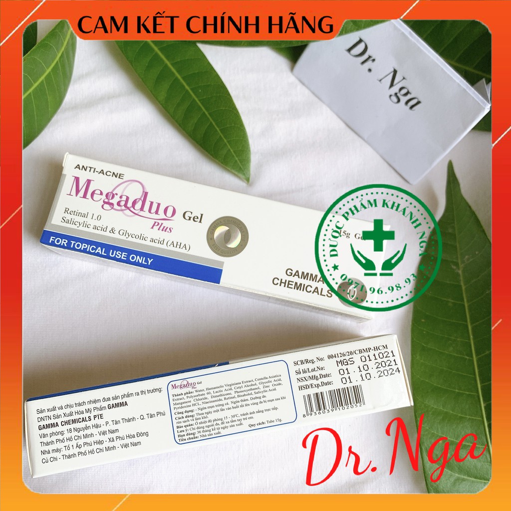 🌸 MEGADUO Gel PLUS - Gel giảm mụn và thâm Tuyp 15g