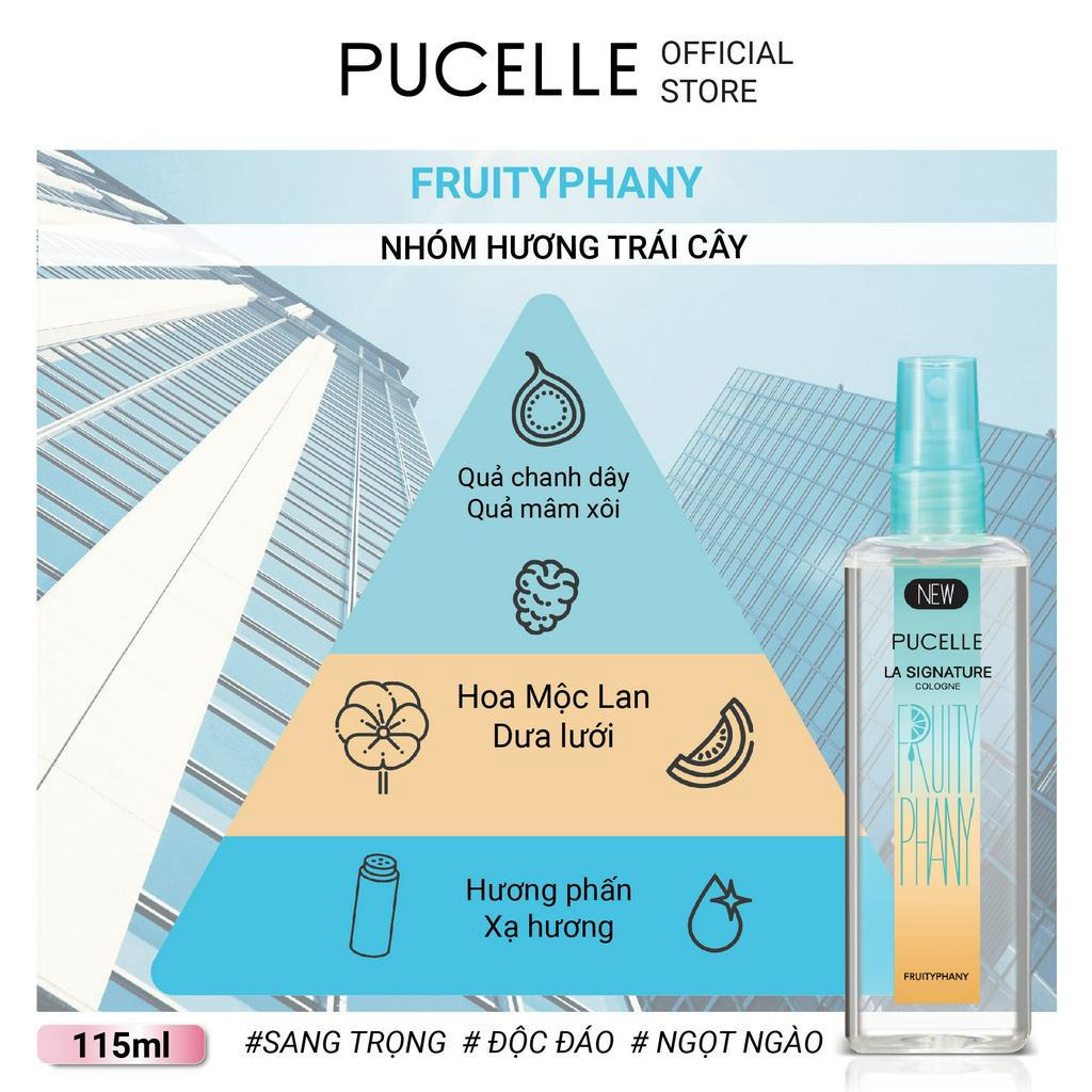 Nước hoa nữ PUCELLE La Signature Cologne Fruityphany 115ml hương Trái Cây