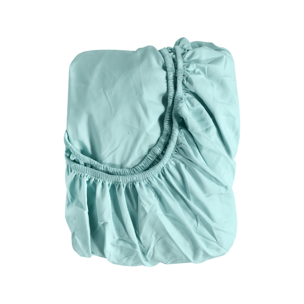 HomeBase HLS Bộ Trải giường ngủ Queen size 4 sản phẩm bằng Microfiber CANVA Thái Lan W106.68xD31xH198cm màu xanh lá