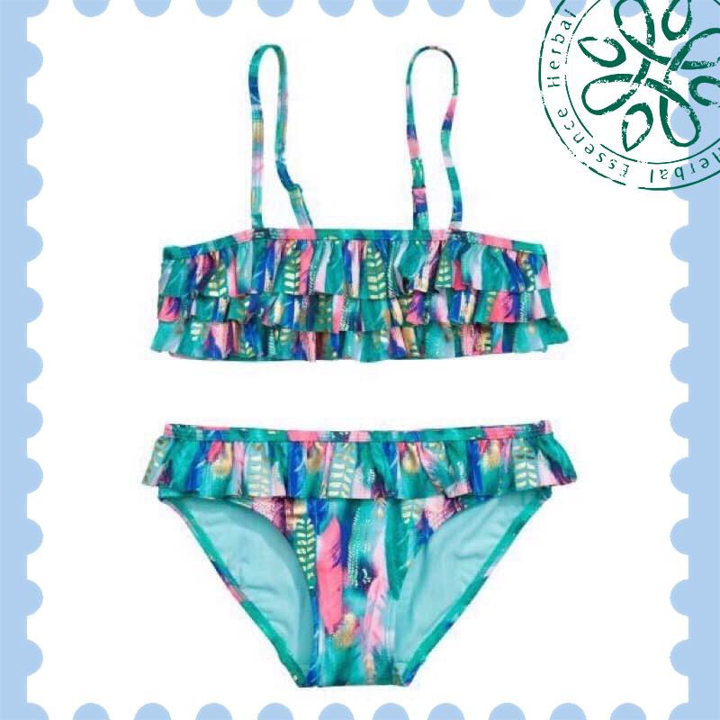 Bộ bơi 2 mảnh bé gái HM sz 8-16kg Set bơi bikini cho bé hàng dư xịn đét (hàng sẵn kho, xấu hoàn hàng